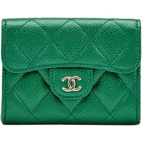 chanel green card holder|fashionphile chanel caviar card holder.